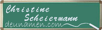Christine Scheiermann Visitenkarte